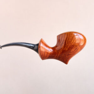 Acorn pipe made of briar and ebonite, handmade by Arcangelo Ambrosi