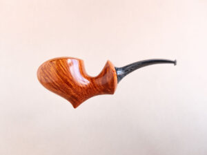 Acorn pipe made of briar and ebonite, handmade by Arcangelo Ambrosi