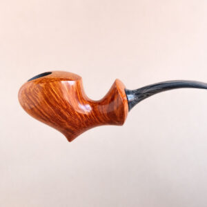 Acorn pipe made of briar and ebonite, handmade by Arcangelo Ambrosi