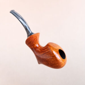 Acorn pipe made of briar and ebonite, handmade by Arcangelo Ambrosi