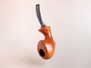 Acorn pipe made of briar and ebonite, handmade by Arcangelo Ambrosi