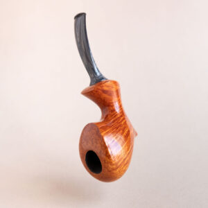 Acorn pipe made of briar and ebonite, handmade by Arcangelo Ambrosi