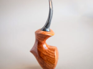 Acorn pipe made of briar and ebonite, handmade by Arcangelo Ambrosi