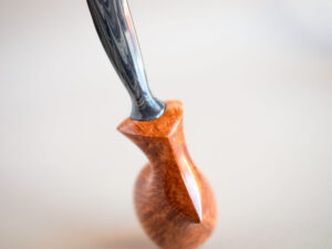 Acorn pipe made of briar and ebonite, handmade by Arcangelo Ambrosi