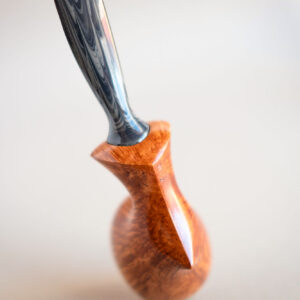 Acorn pipe made of briar and ebonite, handmade by Arcangelo Ambrosi