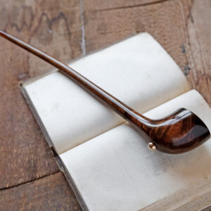 Aragorn's pipe, standard version churchwarden made of briar and maple, handmade by Arcangelo Ambrosi