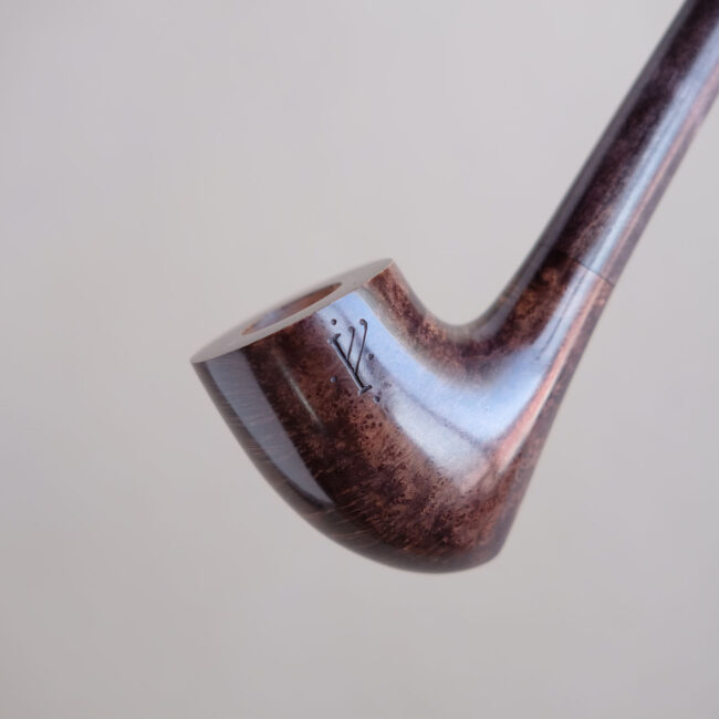 Gandalf's pipe standbard version, long churchwarden tobacco pipe made of briar with maple stem, hand crafted by Arcangelo Ambrosi