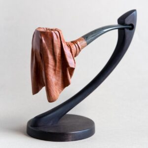 The Veiled pipe, a sculptural smoking pipe hand crafted by Arcangelo Ambrosi
