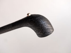 Aragorn fossil editon, a churchwarden pipe made of bog oak