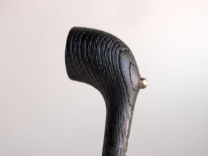 Aragorn fossil editon, a churchwarden pipe made of bog oak