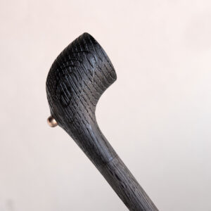 Aragorn fossil editon, a churchwarden pipe made of bog oak