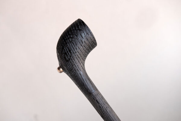 Aragorn fossil editon, a churchwarden pipe made of bog oak