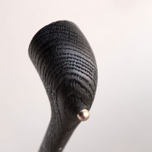 Aragorn fossil editon, a churchwarden pipe made of bog oak