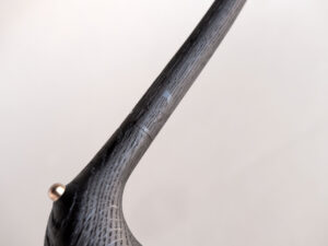 Aragorn fossil editon, a churchwarden pipe made of bog oak