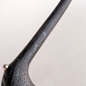 Aragorn fossil editon, a churchwarden pipe made of bog oak