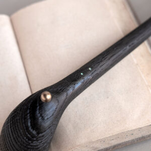 Aragorn fossil editon, a churchwarden pipe made of bog oak