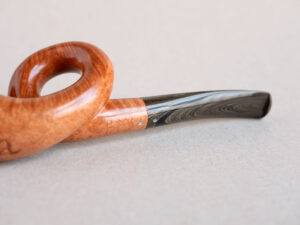 Hunting Horn, tobacco pipe made of briar, hand crafted by Arcangelo Ambrosi