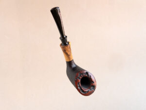 Dublin pipe sandblasted with boxwood shank