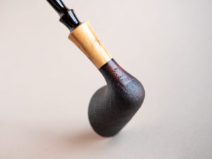 Dublin pipe sandblasted with boxwood shank