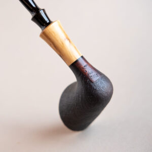 Dublin pipe sandblasted with boxwood shank