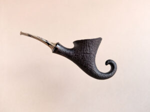 Pixie sandblasted smoking pipe