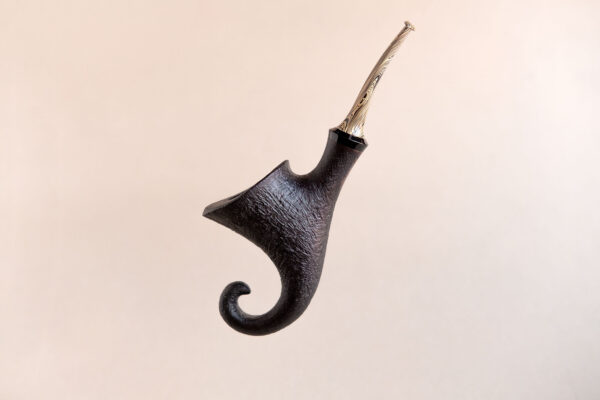 Pixie sandblasted smoking pipe