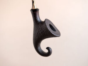 Pixie sandblasted smoking pipe