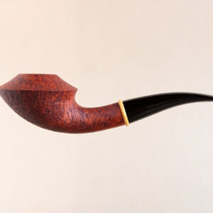 Rhodesian pipe half-bent sandblasted, by Arcangelo Ambrosi