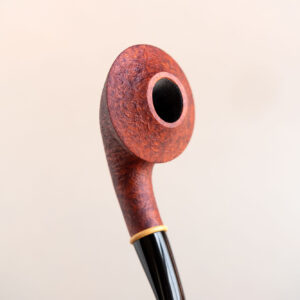 Rhodesian pipe half-bent sandblasted, by Arcangelo Ambrosi