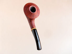 Rhodesian pipe half-bent sandblasted, by Arcangelo Ambrosi