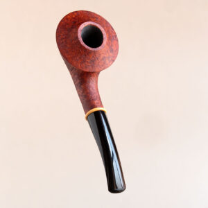 Rhodesian pipe half-bent sandblasted, by Arcangelo Ambrosi