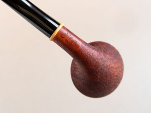 Rhodesian pipe half-bent sandblasted, by Arcangelo Ambrosi